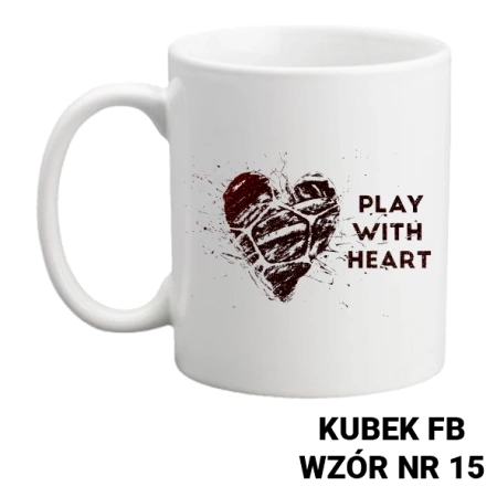 Kubek z nadrukiem- piłka nożna - ponad 20 wzorów do wyboru + Twoja personalizacja