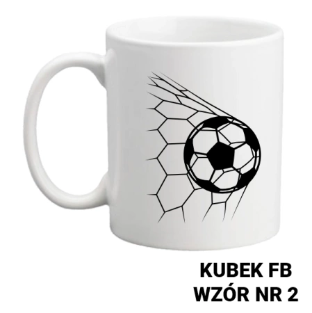 Kubek z nadrukiem- piłka nożna - ponad 20 wzorów do wyboru + Twoja personalizacja