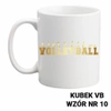 Kubek z nadrukiem- siatkówka- ponad 40 wzorów do wyboru  + Twoja personalizacja