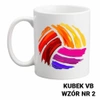 Kubek z nadrukiem- siatkówka- ponad 40 wzorów do wyboru  + Twoja personalizacja