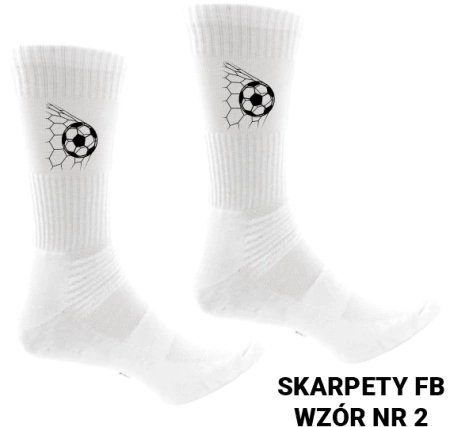 Skarpety sportowe z nadrukiem- ponad 20 wzorów piłkarskich