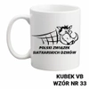 Kubek z nadrukiem- siatkówka- ponad 40 wzorów do wyboru  + Twoja personalizacja