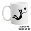 Kubek z nadrukiem- siatkówka- ponad 40 wzorów do wyboru  + Twoja personalizacja