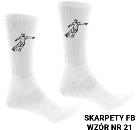 Skarpety sportowe z nadrukiem- ponad 20 wzorów piłkarskich