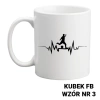 Kubek z nadrukiem- piłka nożna - ponad 20 wzorów do wyboru + Twoja personalizacja
