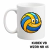 Kubek z nadrukiem- siatkówka- ponad 40 wzorów do wyboru  + Twoja personalizacja