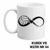 Kubek z nadrukiem- siatkówka- ponad 40 wzorów do wyboru  + Twoja personalizacja