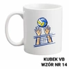 Kubek z nadrukiem- siatkówka- ponad 40 wzorów do wyboru  + Twoja personalizacja