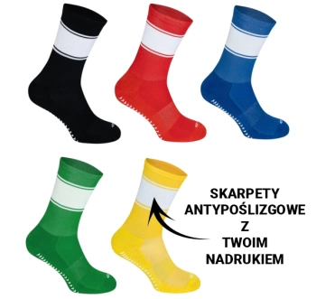 Skarpety antypoślizgowe z nadrukiem- Twój herb/logo/napis