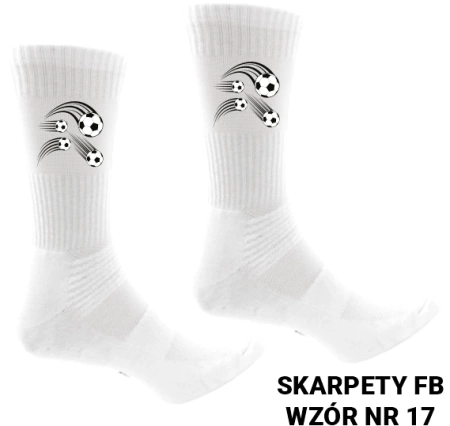 Skarpety sportowe z nadrukiem- ponad 20 wzorów piłkarskich