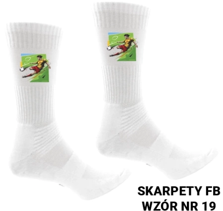 Skarpety sportowe z nadrukiem- ponad 20 wzorów piłkarskich