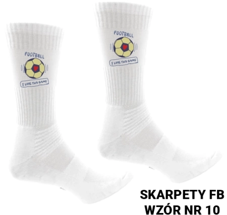 Skarpety sportowe z nadrukiem- ponad 20 wzorów piłkarskich