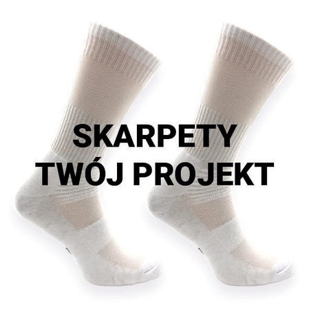 Skarpety sportowe z Twoim herbem/logo/grafiką/napisem