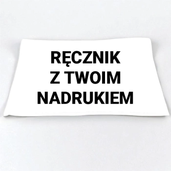 Ręcznik z Twoim nadrukiem 30x50cm- herb,logo,zdjęcie,bitmapa
