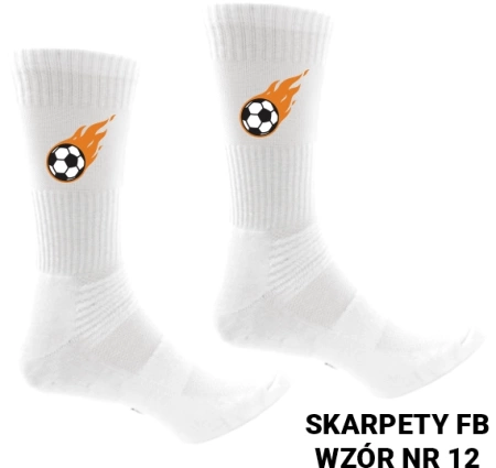 Skarpety sportowe z nadrukiem- ponad 20 wzorów piłkarskich
