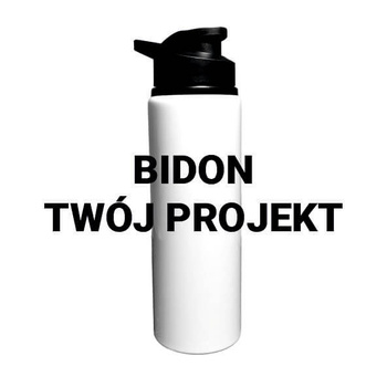 Bidon z nadrukiem: Twój herb/logo/grafika/napis