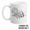 Kubek z nadrukiem- siatkówka- ponad 40 wzorów do wyboru  + Twoja personalizacja
