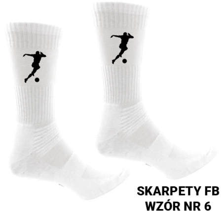 Skarpety sportowe z nadrukiem- ponad 20 wzorów piłkarskich