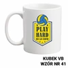 Kubek z nadrukiem- siatkówka- ponad 40 wzorów do wyboru  + Twoja personalizacja