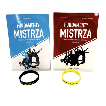 2 Książki "Fundamenty Mistrza. Profesjonalne przygotowanie motoryczne w siatkówce"+"Profesjonalne przygotowanie żywieniowe w siatkówce"+ GRATIS