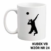 Kubek z nadrukiem- siatkówka- ponad 40 wzorów do wyboru  + Twoja personalizacja
