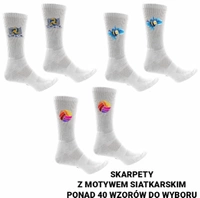 Skarpety siatkarskie- ponad 40 wzorów do wyboru